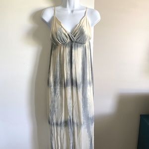 Gypsy 05 Dip Dye Silk Maxi Dress, Size S